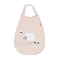 Babero con Goma Tiny farm Powder · Done By Deer