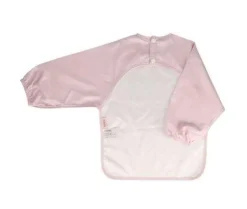 Babero con Mangas Leaves Pink