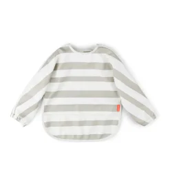 Babero con Mangas Stripes Sand · Done by Deer