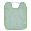 Babero Toalla Plastificado con Goma Verde · Tutete