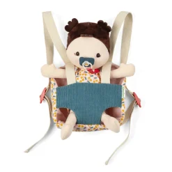 Bebé Jeanne con portabebés · Lilliputiens