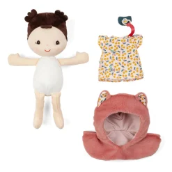 Bebé Jeanne con portabebés · Lilliputiens