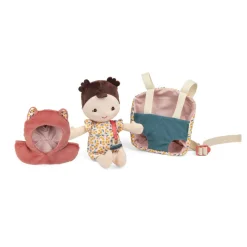 Bebé Jeanne con portabebés · Lilliputiens