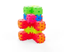 Bloques Meli · Basic Travel Box 500 piezas Neon