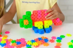 Bloques Meli · Basic Travel Box 500 piezas Neon