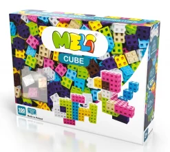 Bloques Meli · Cube 100 piezas Pastel