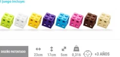 Bloques Meli · Cube 50 piezas Pastel