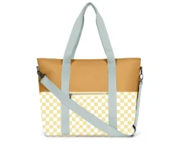 Bolso Nevera Stripes Yellow Chess