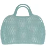 Bolso Plástico Retro Vintage · Aqua