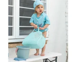 Bolso Plástico Retro Vintage · Aqua