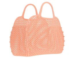Bolso Plástico Retro Vintage · Blush Apricot