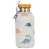 Botella Acero Funda Dinos World 500ml