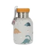 Botella Acero Funda Dinos World 350ml