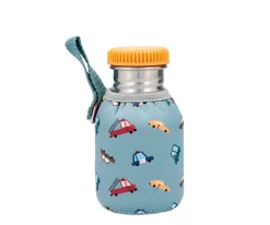 Botella Acero Funda Vintage Cars 350ml