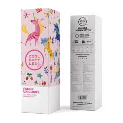 Botella Acero Funny Unicorns 350ml · Cool Bottles