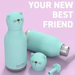 Botella Bestie Gato 460ml · Asobu