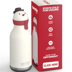 Botella Bestie Muñeco Nieve 460ml · Asobu