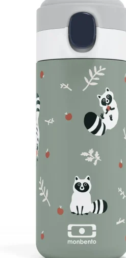Botella de Acero Térmica Pop Mapache · Monbento