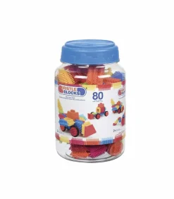 Bristle Blocks · Bote de 80 pzas.