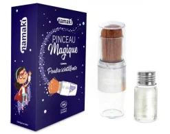 Brocha & Polvos Brillantes Plata · Namaki