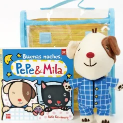 Buenas Noches, Pepe & Mila (con muñeco de Pepe en pijama)