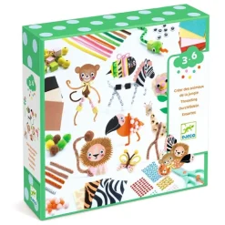 Caja Creativa Crea animales de la Jungla · DJECO
