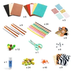 Caja Creativa Crea animales de la Jungla · DJECO