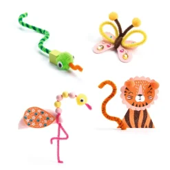 Caja Creativa Crea animales de la Jungla · DJECO