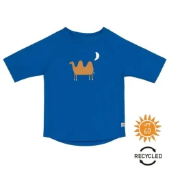 Camiseta Protección Solar LÄSSIG · Camel Blue