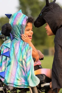 Capa Reversible Dragon y Unicornio Blue · Great Pretenders 5-6 años