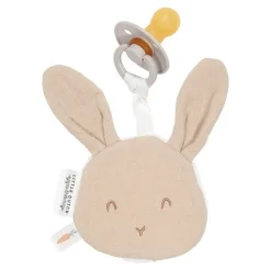 Chupetero de muselina Bunny Beige · Little Dutch