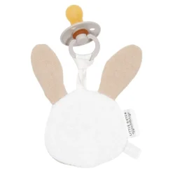 Chupetero de muselina Bunny Beige · Little Dutch