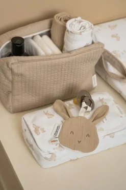 Chupetero de muselina Bunny Beige · Little Dutch