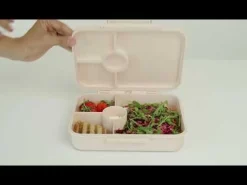 Citron Caja Almuerzo de tritán Flores