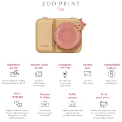 Cámara Fotográfica instantánea Zoo Print Fox · The Zoofamily