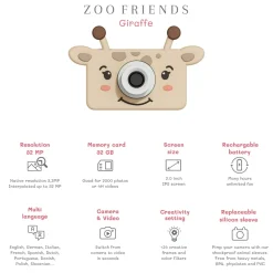 Cámara Fotográfica Zoo Friends Giraffe · The Zoofamily