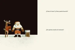 ¿Cómo baja Papá Noel por la chimenea?