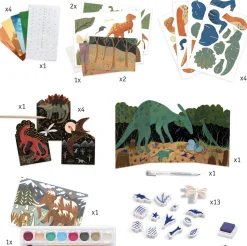 Cofre multiactividad El mundo de los dinosaurios · DJECO