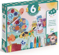 Cofre multiactividad Los animales y su casa · DJECO