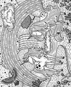 Colorea por arte de magia · Arcoiris