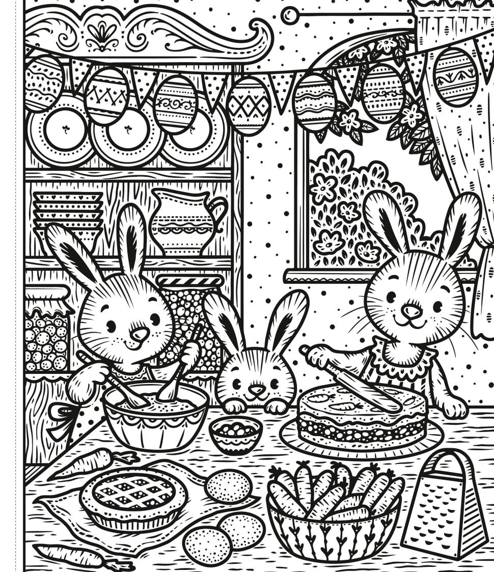 Colorea por arte de magia · Jugar con Conejitos