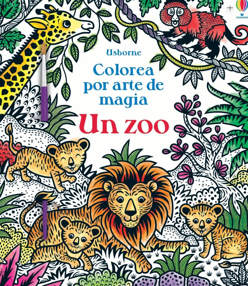 Colorea por arte de magia · Un Zoo
