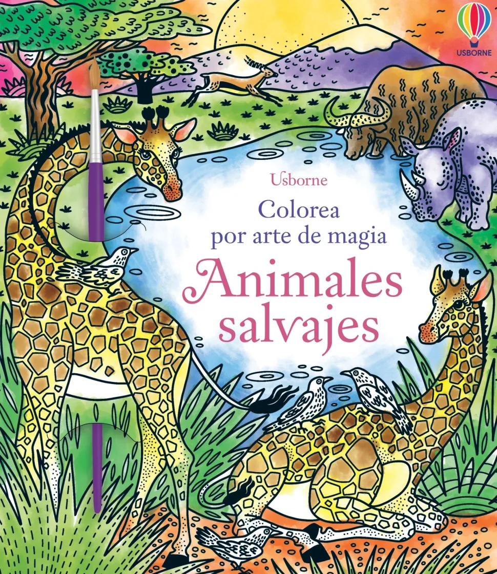 Colorea por arte de magia · Animales Salvajes