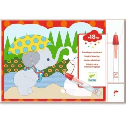 Colorear Mágico con agua Escondido afuera · DJECO