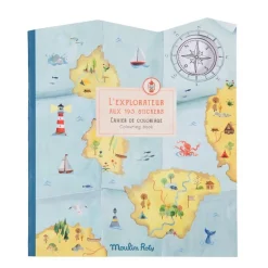 Cuaderno de pegatinas El Explorador · Moulin Roty