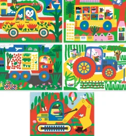 Cuadros para rascar Vehiculos · DJECO