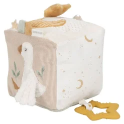 Cubo Blandito de Actividades Newborn Natural · Little Dutch