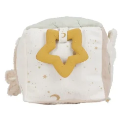 Cubo Blandito de Actividades Newborn Natural · Little Dutch