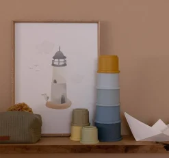 Cubos Apilables Azules · Little Dutch