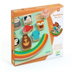 Encajable Puzz & Boom Rainbow · DJECO